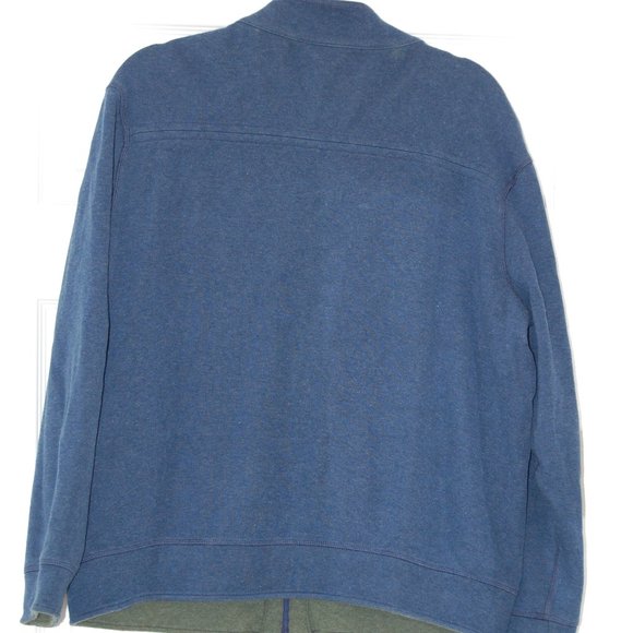 Green/Blue Reversible ZIpper Jacket No Tags - Picture 10 of 13